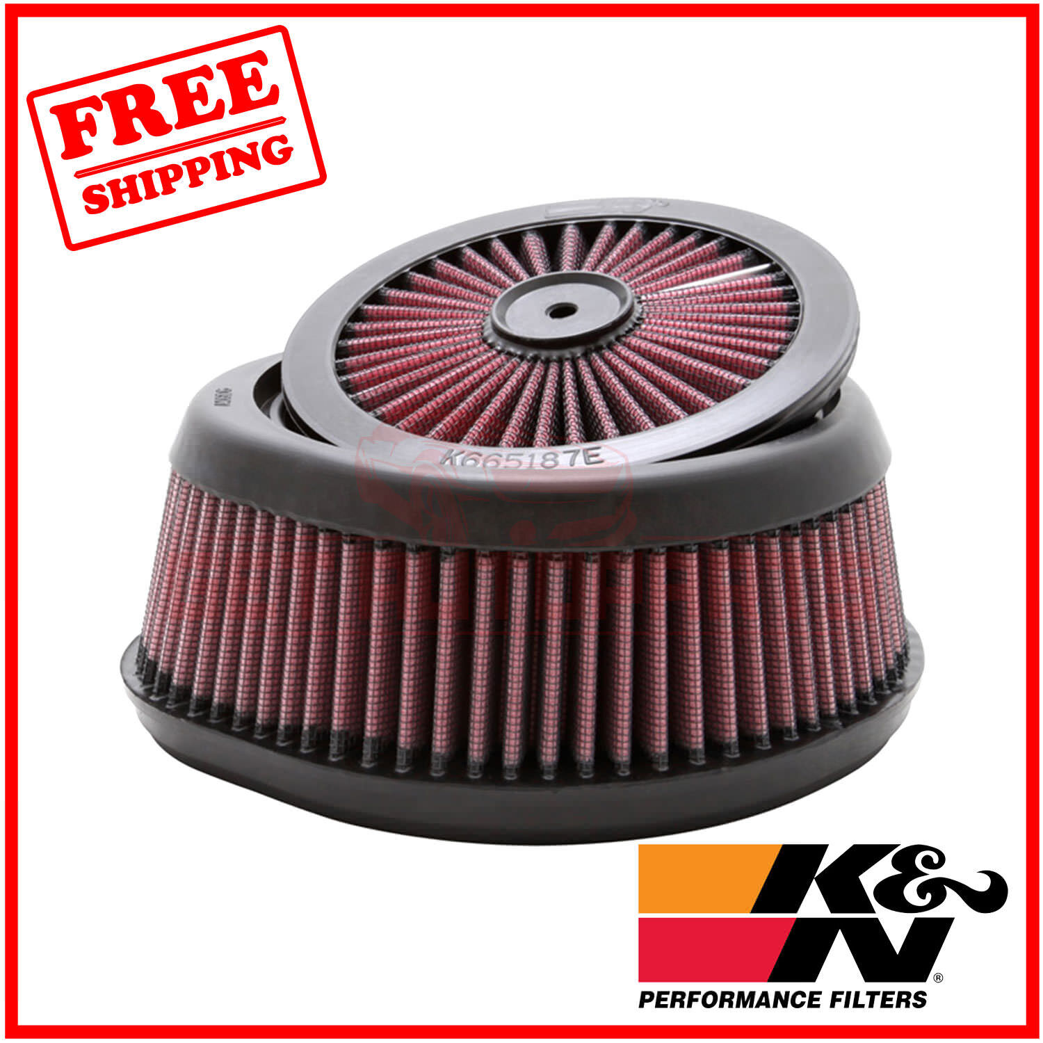 K&N Replacement Air Filter fits Yamaha YZ125 1997-2019