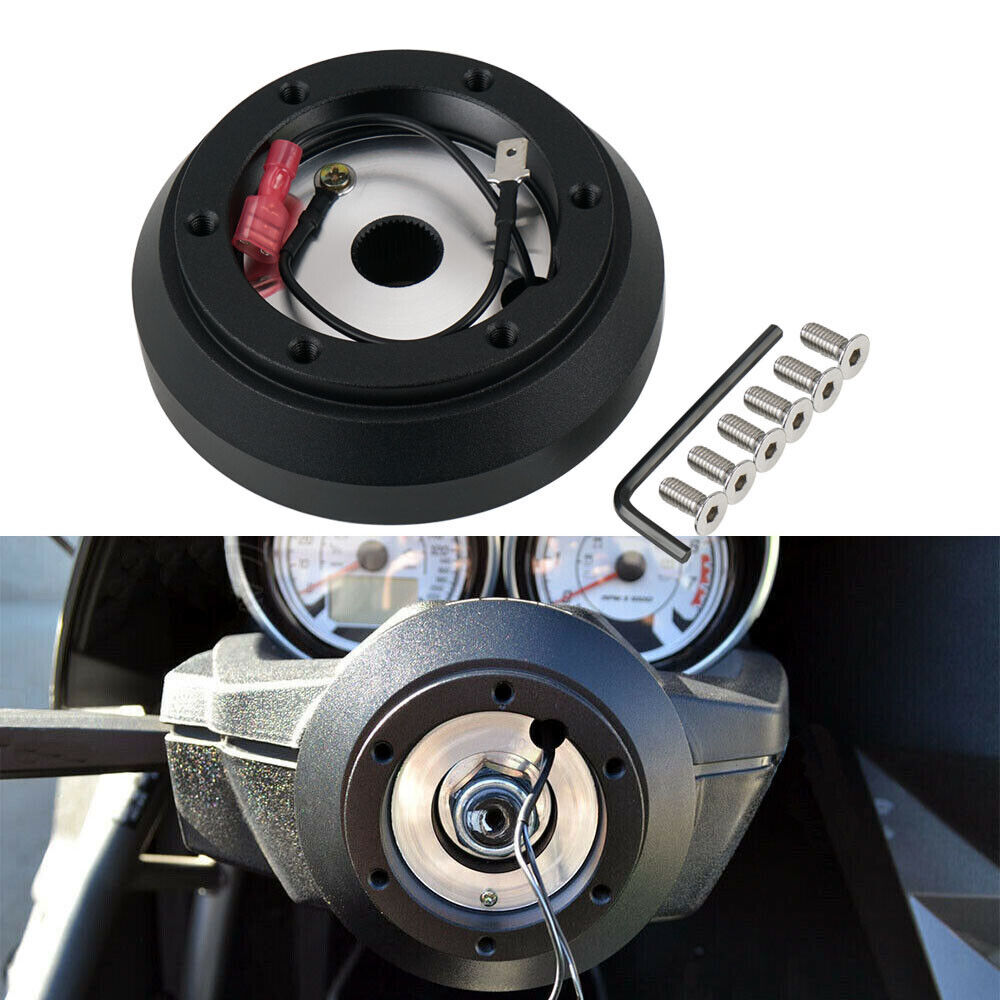 Car Steering Wheel Short Hub Adapter Quick Release Set For Mazda RX-8 MX-3 MX-6