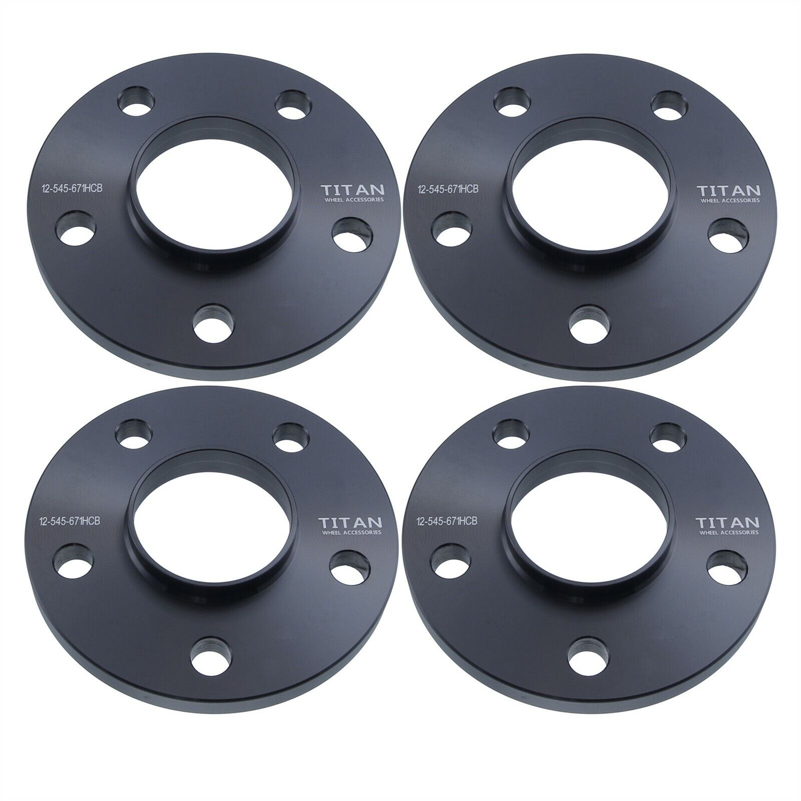 Set of 4 | 5x114.3 Hubcentric Wheel Spacers Fits Mitsubishi Eclipse Evo Lancer