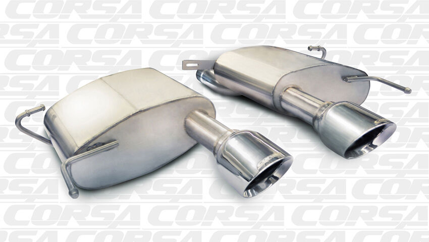 CORSA 2011-2015 CADILLAC CTS-V COUPE AXLEBACK EXHAUST SYSTEM WITH POLISHED TIPS