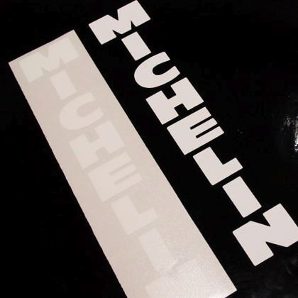 MICHELIN Fork stickers WHITE f4i tires pilot sport decals r 1 3 6 m gsx r srad