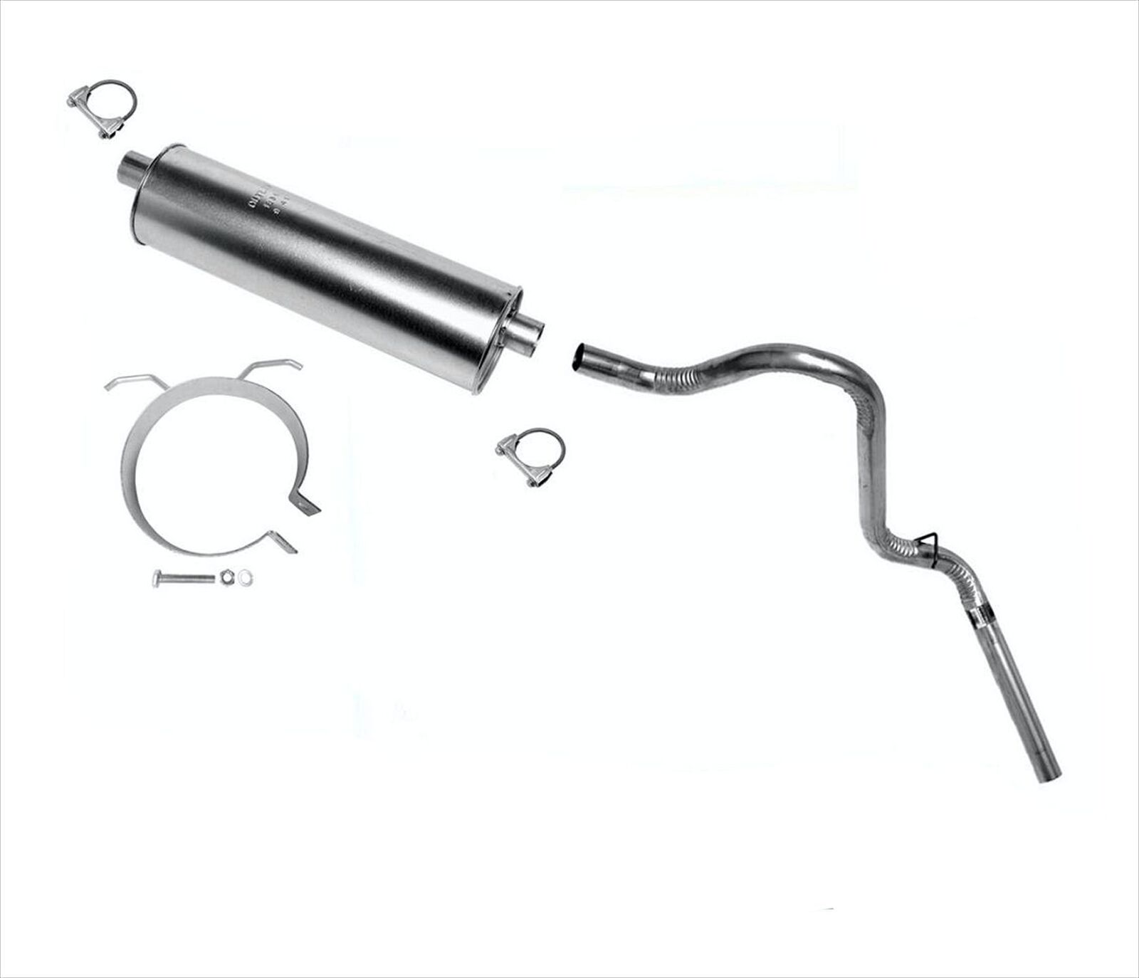 Fits 1985-1996 Ford Bronco 4.9L & 5.0L 5.8L Muffler Tail Pipe Exhaust System