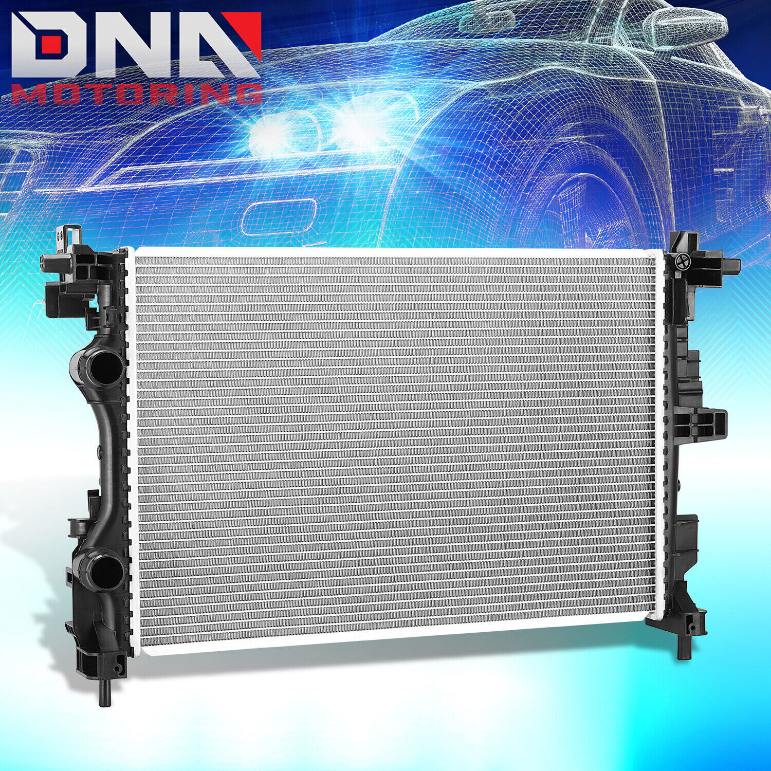 For 2017-2022 Jeep Compass Renegade OE Style Aluminum Cooling Radiator 13687