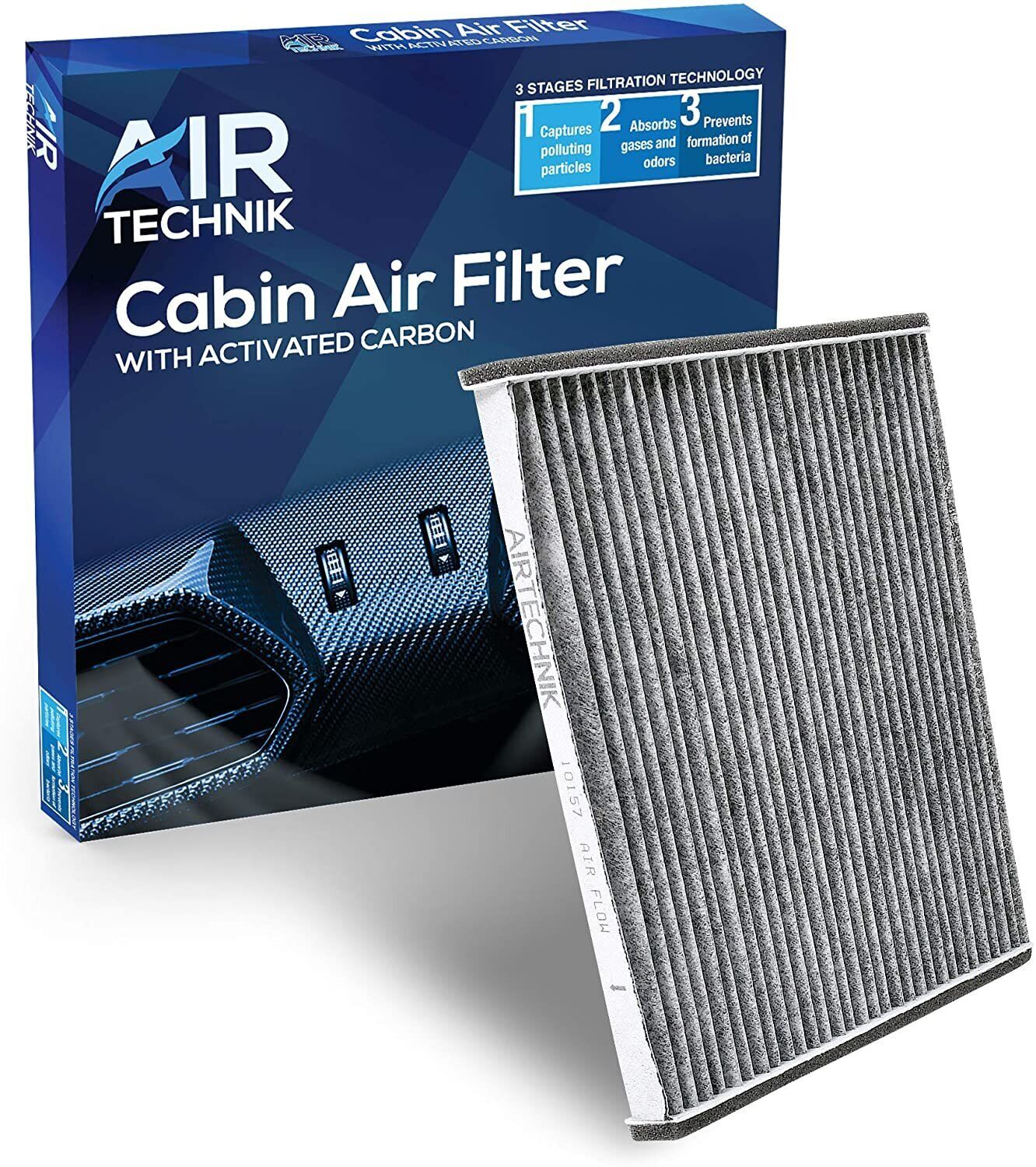 AirTechnik CF10157 Cabin Air Filter w/Activated Carbon | Fits Lexus ES300...