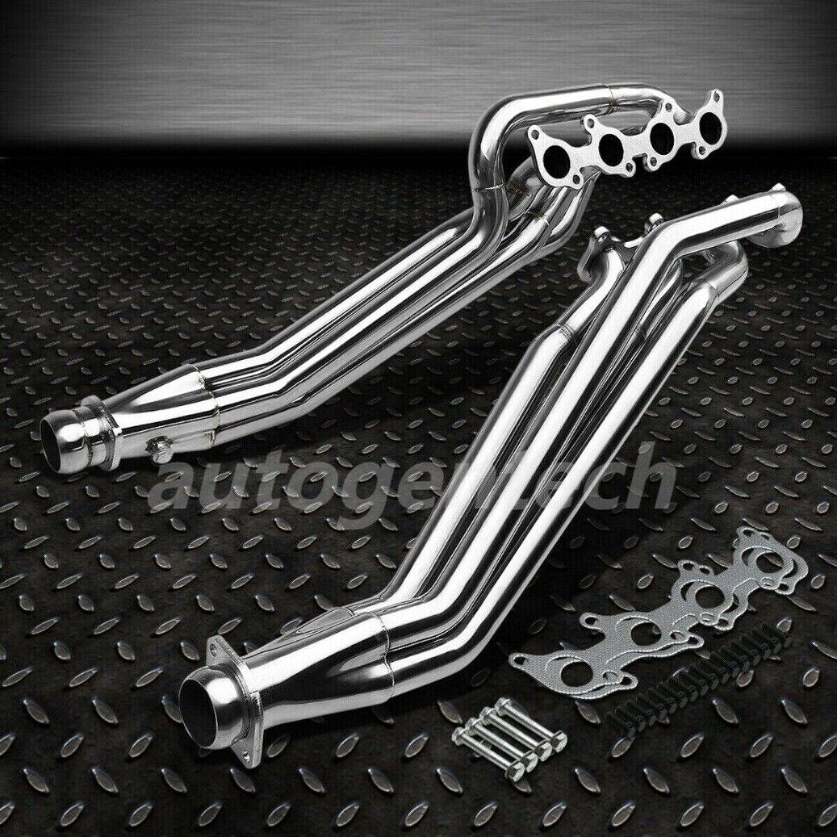 FOR 11-16 MUSTANG GT 5.0L/V8 STAINLESS STEEL EXHAUST POLISHED HEADER+GASKETS