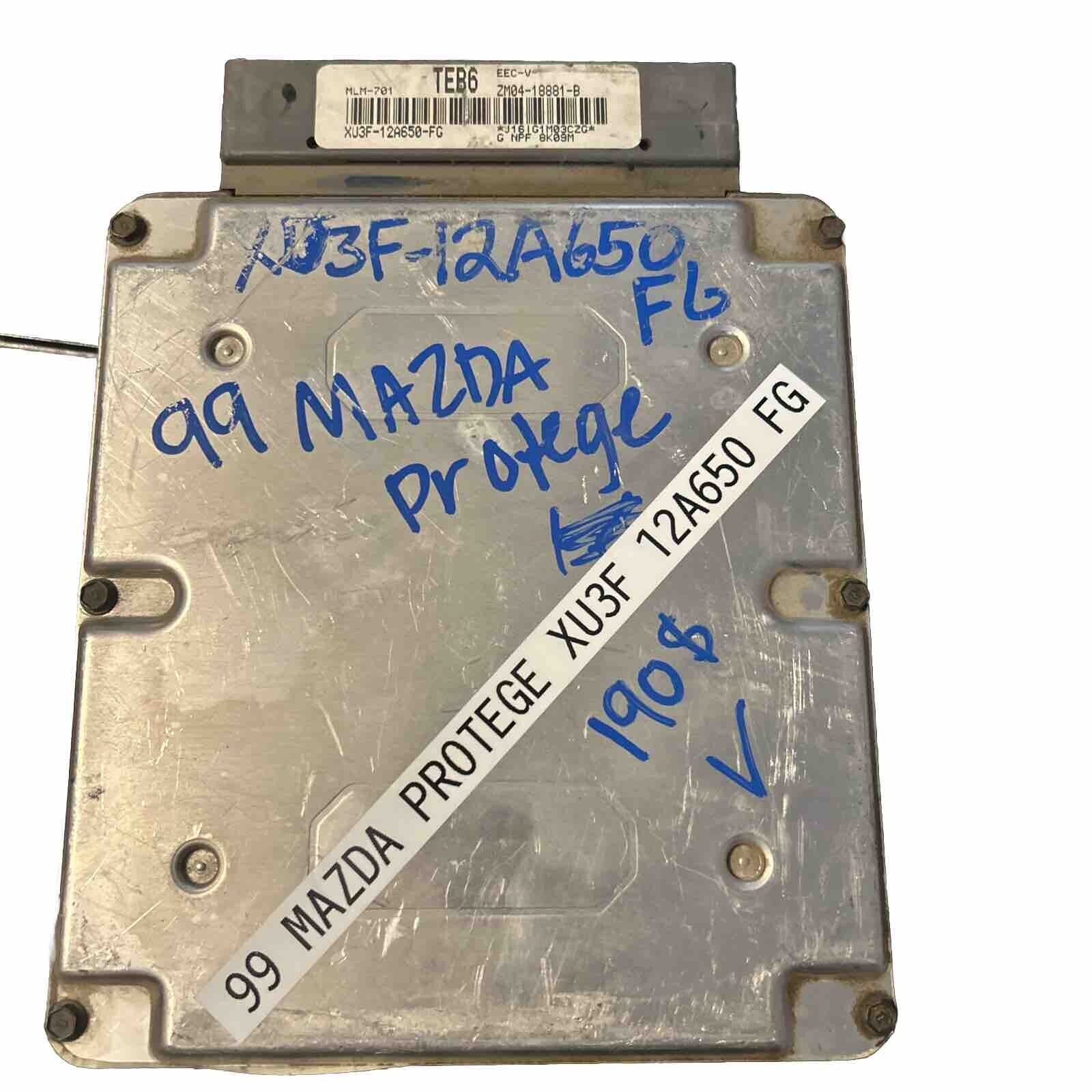 99 Mazda Protege Xu3f-12a650-FG Engine Computer ECM