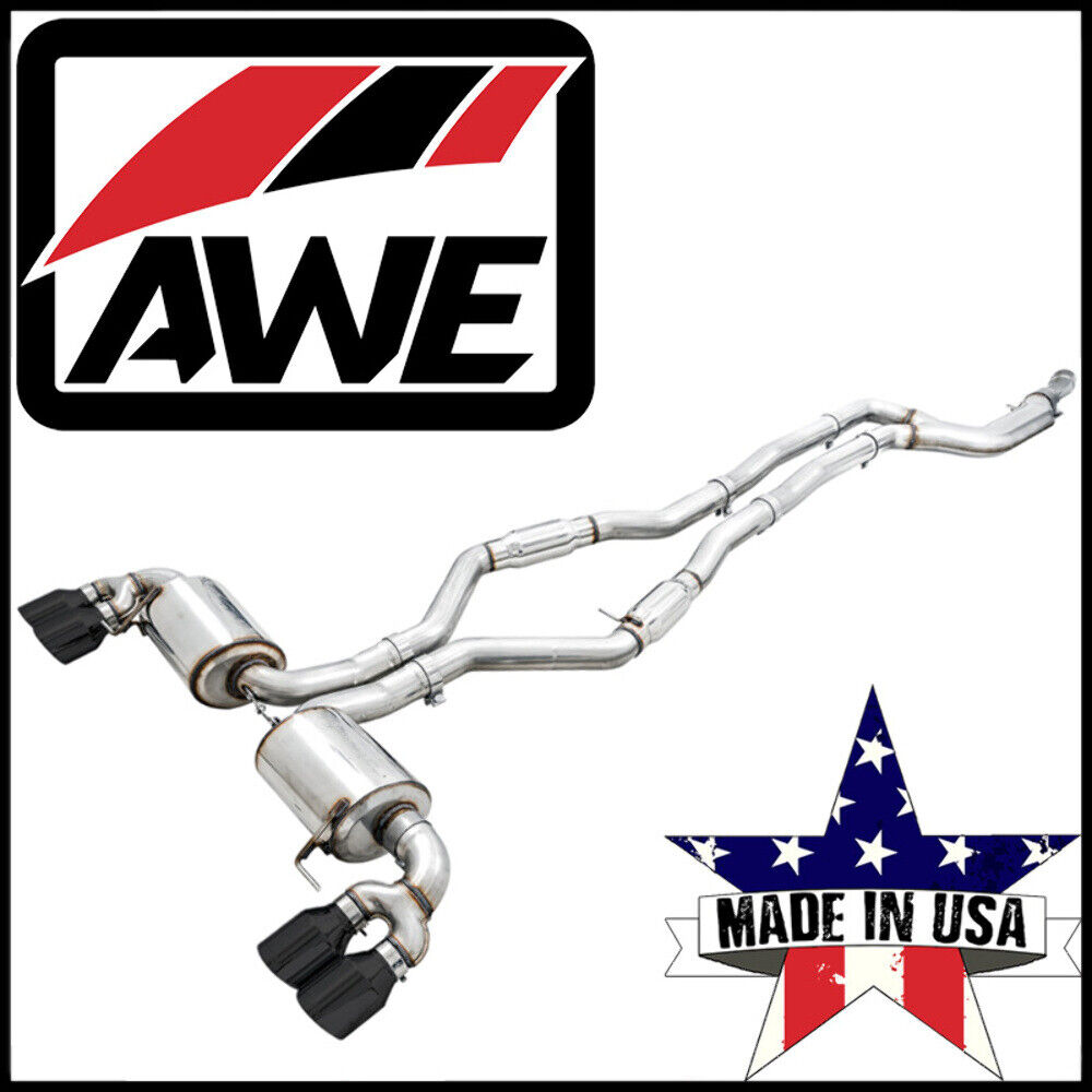 AWE Touring Cat-Back Exhaust System fit 20-24 BMW M340i M440i / xDrive Base 3.0L