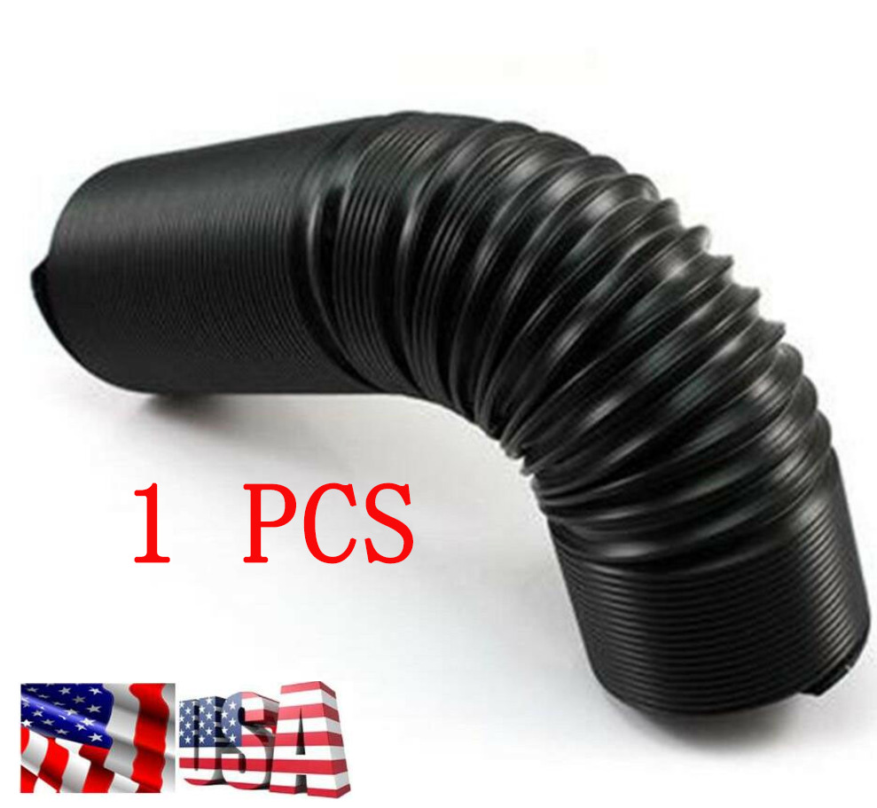 80mm Flexible Cold Air Intake Pipe Inlet Hose Tube Duct 1m For Car Vehicle Turbo