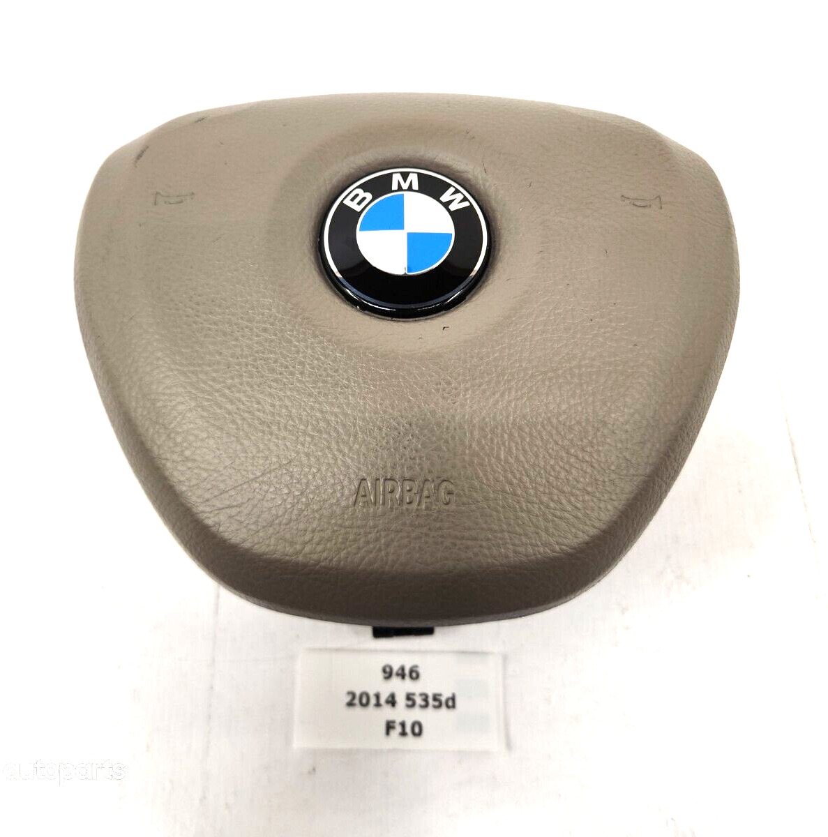 ✅ OEM BMW F10 535d Sedan Driver SPORT Steering Wheel Airbag Air Bag Oyster