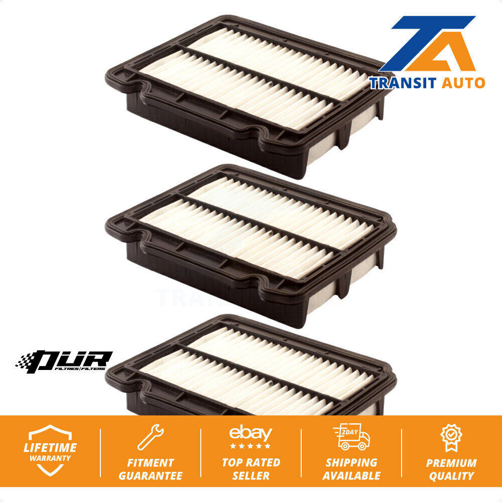 Air Filter (3 Pack) For Chevrolet Aveo Aveo5 Pontiac G3 Suzuki Wave Wave5 Swift+