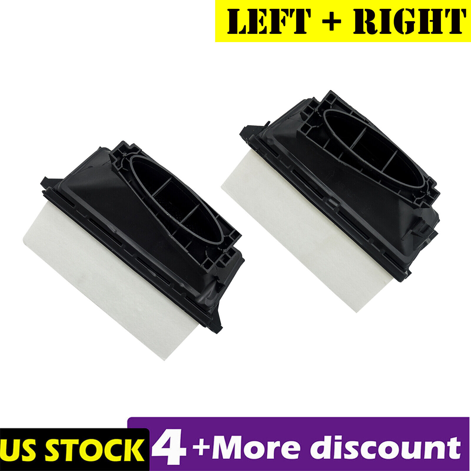1 Pair Fit For Mercedes-Benz M-Class W164 W166 ML350 Left & Right Air Filter