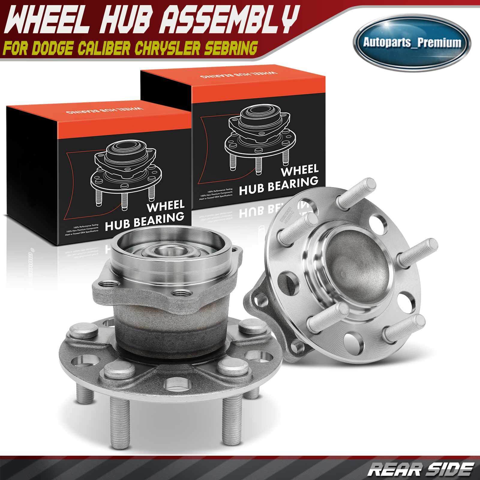 2Pcs Rear LH & RH Wheel Hub Bearing Assembly for Dodge Caliber Chrysler Sebring