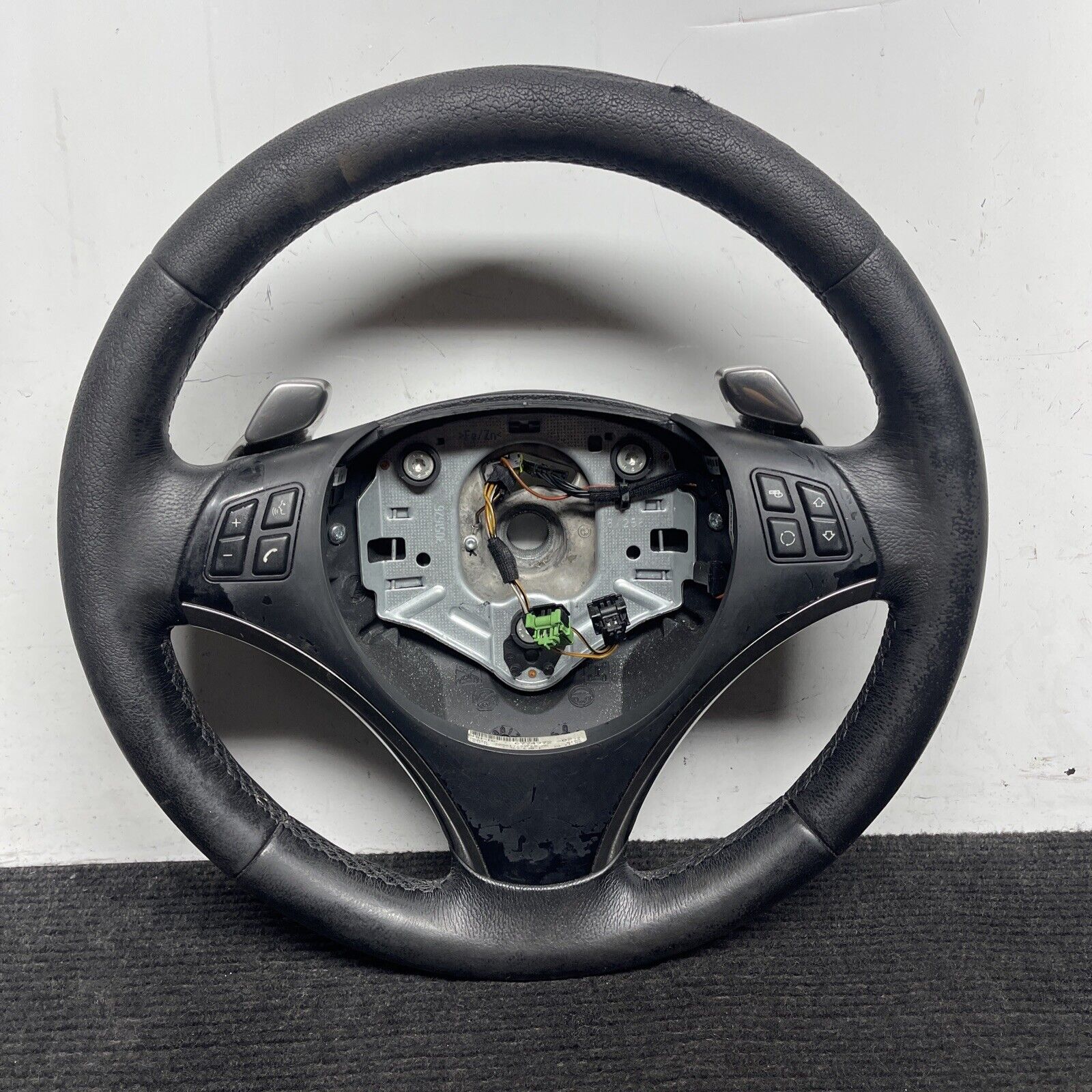 ☑️ 06-13 BMW E90 E92 E93 128I 135I 328I 335I SPORT STEERING WHEEL W PADDLES NOTE
