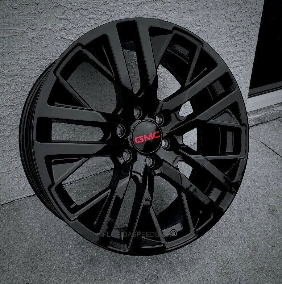 Gloss Black GMC Sierra Denali Style Wheels  22X9