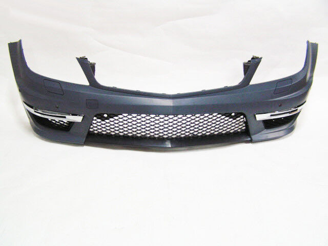 For MERCEDES BENZ 12-14 C Class W204 , C63 AMG Style Front Bumper w/ PDC