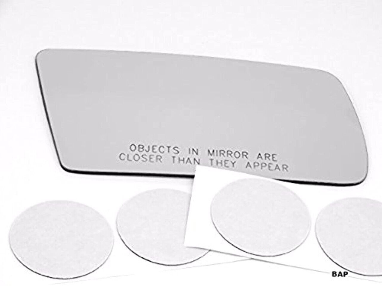 Fits 84-89  300ZX, 200SX Right Pass Clear Mirror Glass Lens w/Adhesive USA