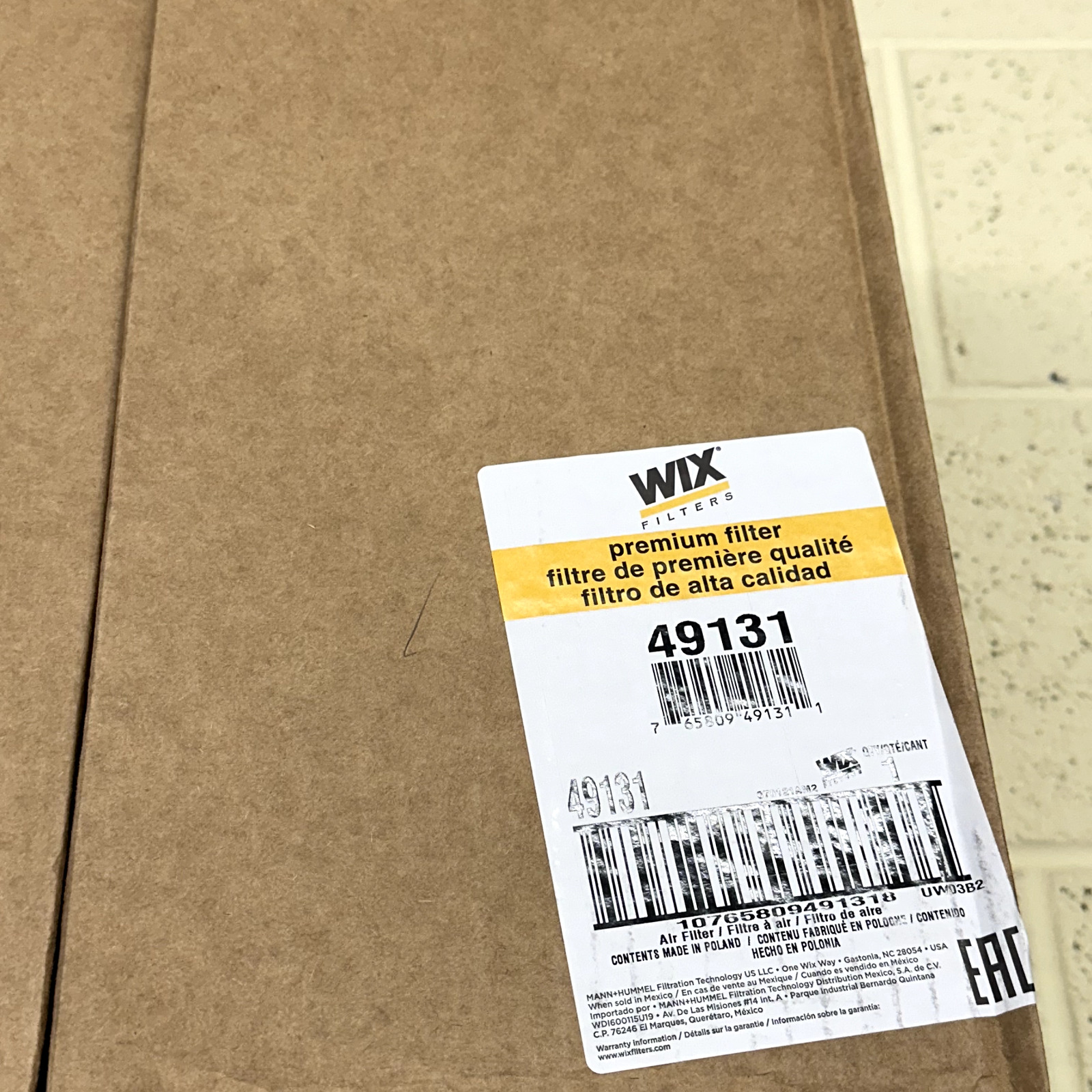 Air Filter Wix 49131 New in Box