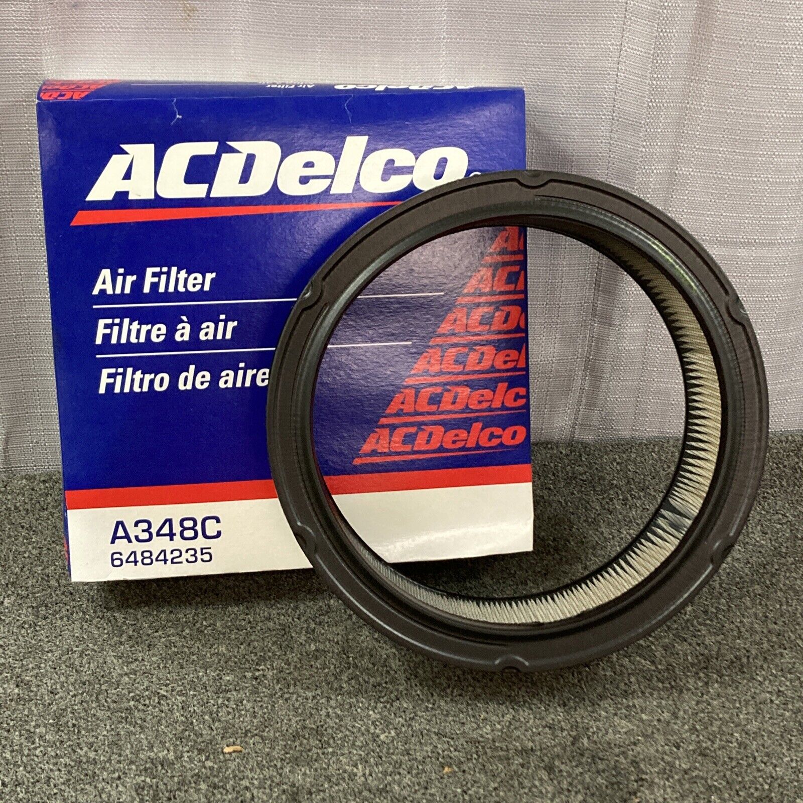 NEW ACDELCO A348C ELEMENT, AIR CLEANER GM 6484235