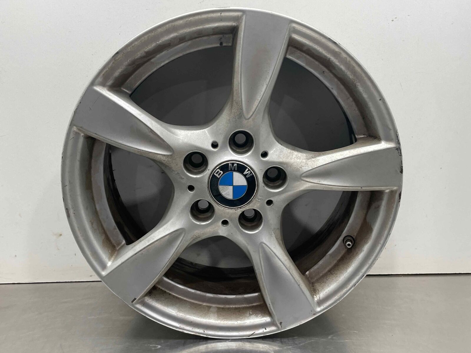 2012 BMW 128i Wheel Rim 17''x7'' Alloy 5 Solid Spoke Factory *SCUFFS OEM 6795561