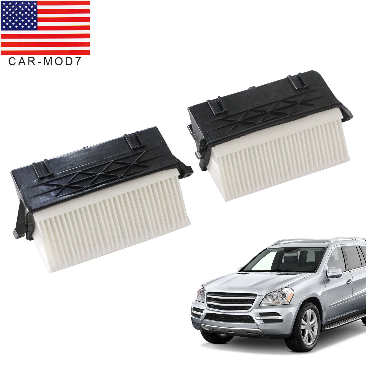 1 Pair Fit For Mercedes-Benz GL350 S350 ML350 Left& Right Air Filter 6420941804 