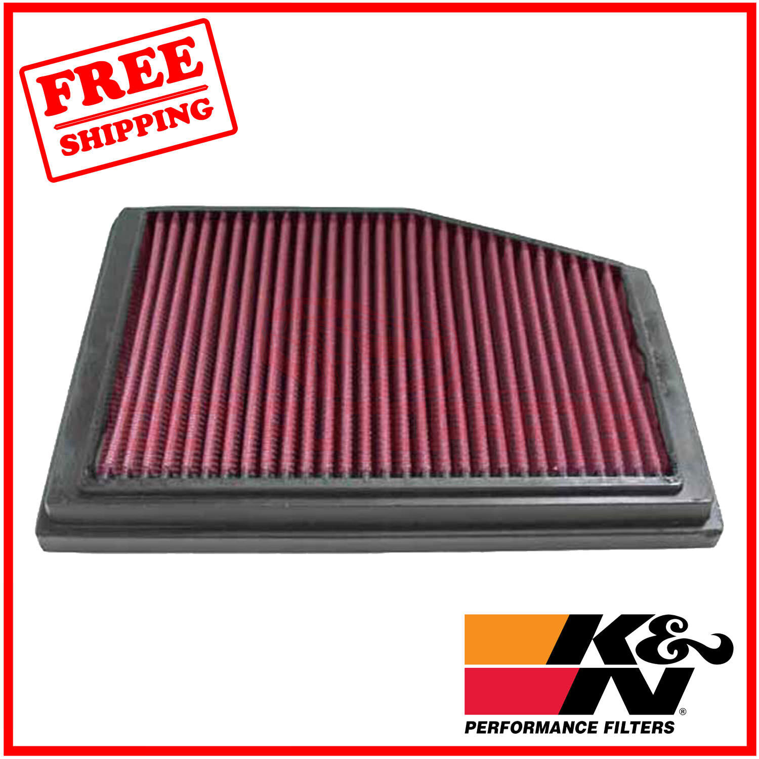 K&N Replacement Air Filter for Porsche Boxster 1997-2004