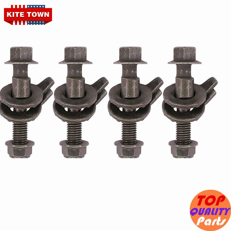 New Front Wheels Cam Bolts 8Kits Adjustable Camber Correction Alignment Kit 12mm