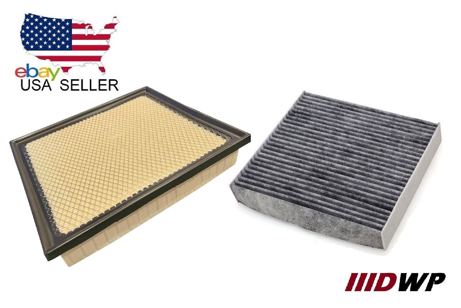 ENGINE AIR FILTER+ CHARCOAL CABIN FILTER FOR TOYOTA 2014-2021 SEQUOIA TUNDRA V8