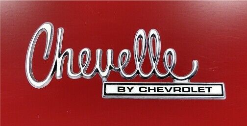 Vintage Chevrolet Chevy Chevelle SS badge sticker decal