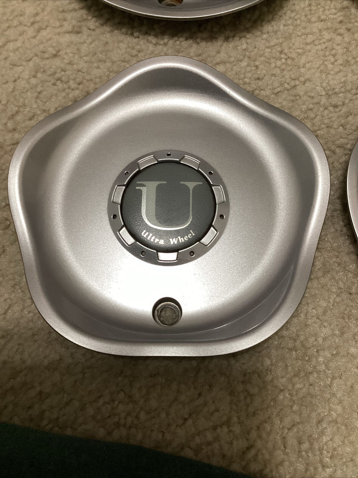 Ultra Wheels Silver Custom Wheel Center Cap # A89-9402S / 57091780F-1  1piece