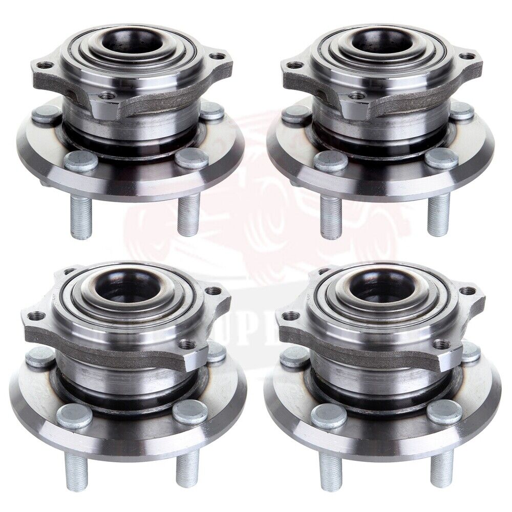 4x Front Rear Wheel Bearing Hub For 05-09 Chrysler 300 Dodge Charger Magnum AWD