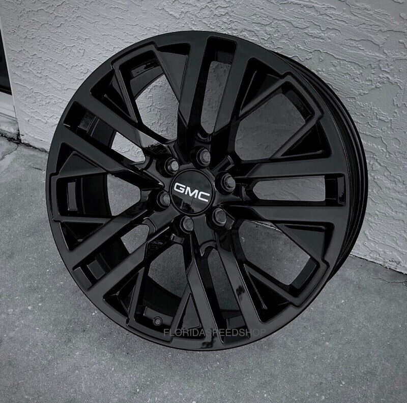 Gloss Black GMC Sierra Denali Style Wheels  22X9\