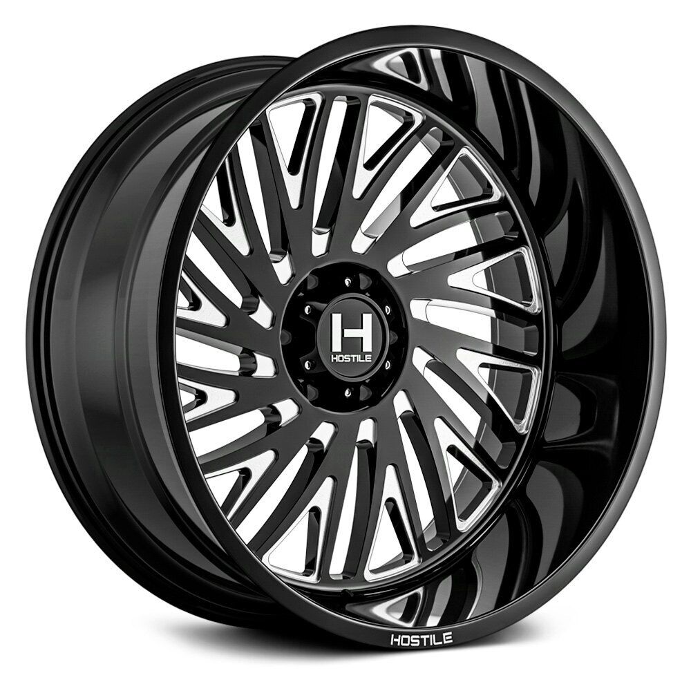 Hostile H131 SYCLONE Wheel 20x10 (-19, 8x180, 125.2) Black Single Rim