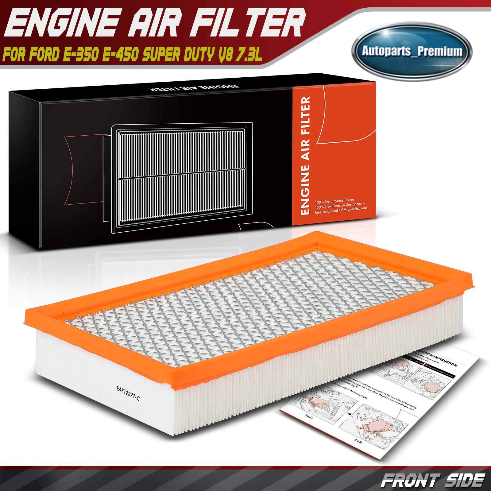 Engine Air Filter for Ford E-350 Club Wagon E-450 Super Duty Econoline V8 7.3L