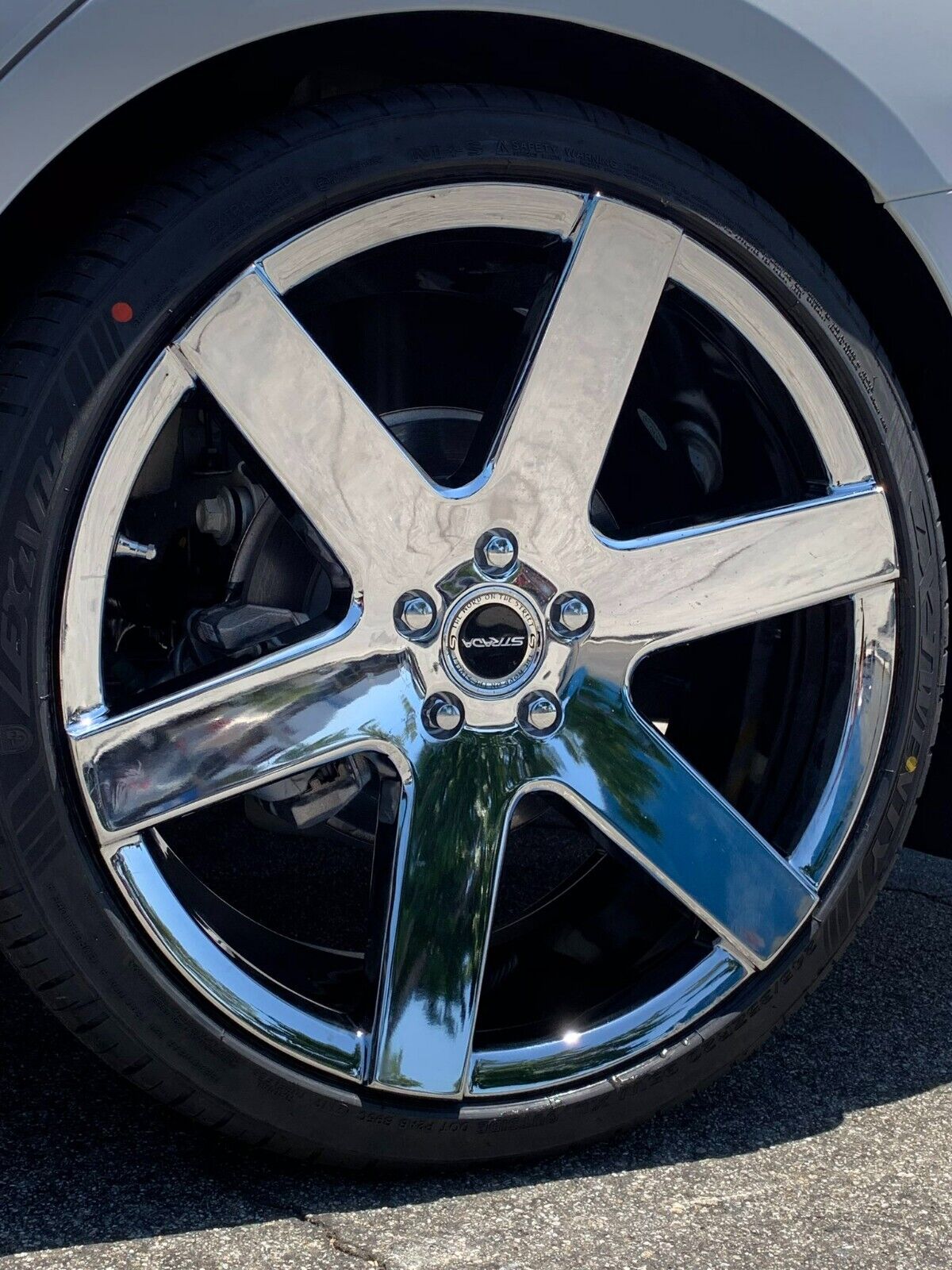 26'' K9 6198 Chrome Wheels with Tires Silverado Tahoe Titan Yukon Escalade