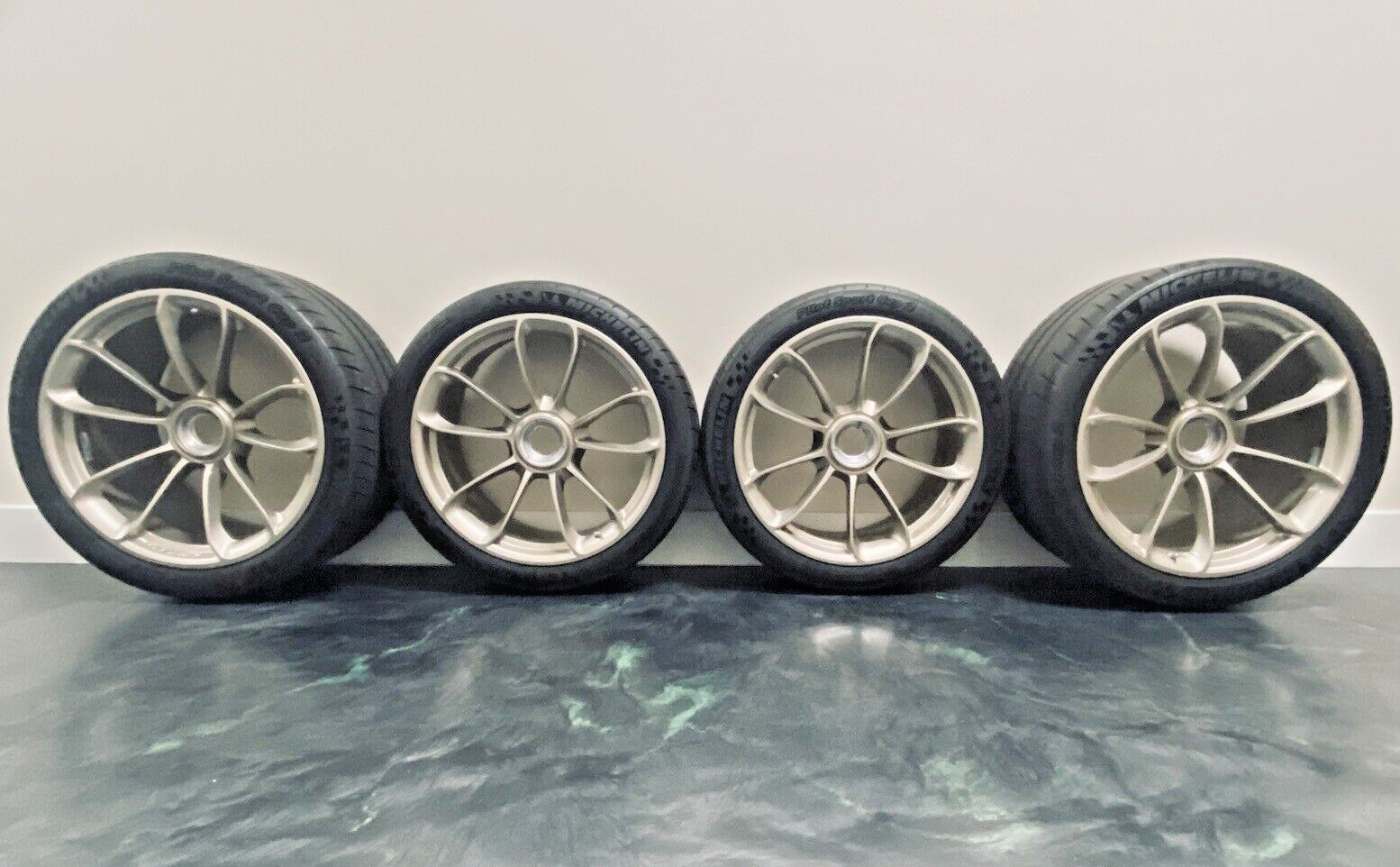 GT2 RS Wheels & Michelin Pilot Cup2 Tires Set of 4