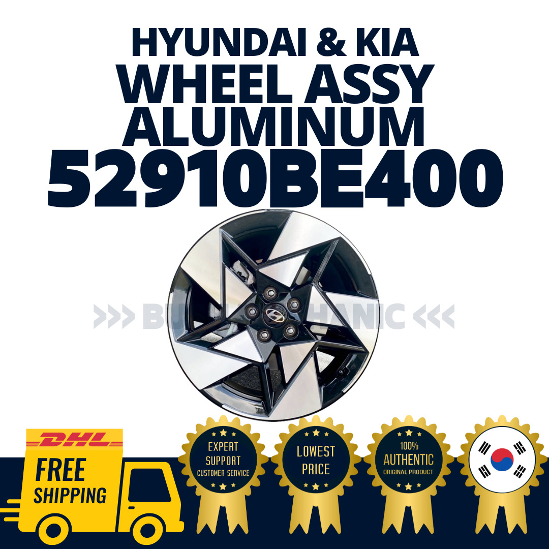 GENUINE OEM Hyundai Kia Aluminium Aluminum Wheel Kona 5 Split Spoke 4.5' 19 inch