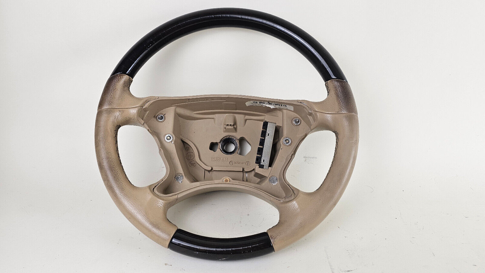 06-09 Mercedes W219 CLS550 CLS500 E350 Steering Wheel Beige Without Airbag OEM