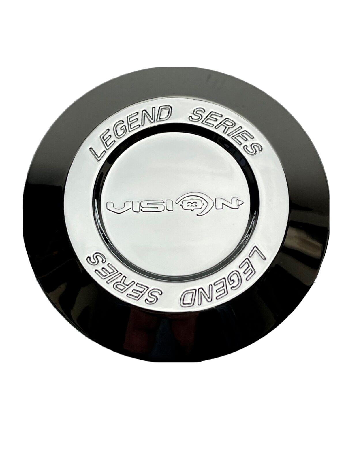 Vision Legend Series Chrome Snap In Wheel Center Cap C141-T-V