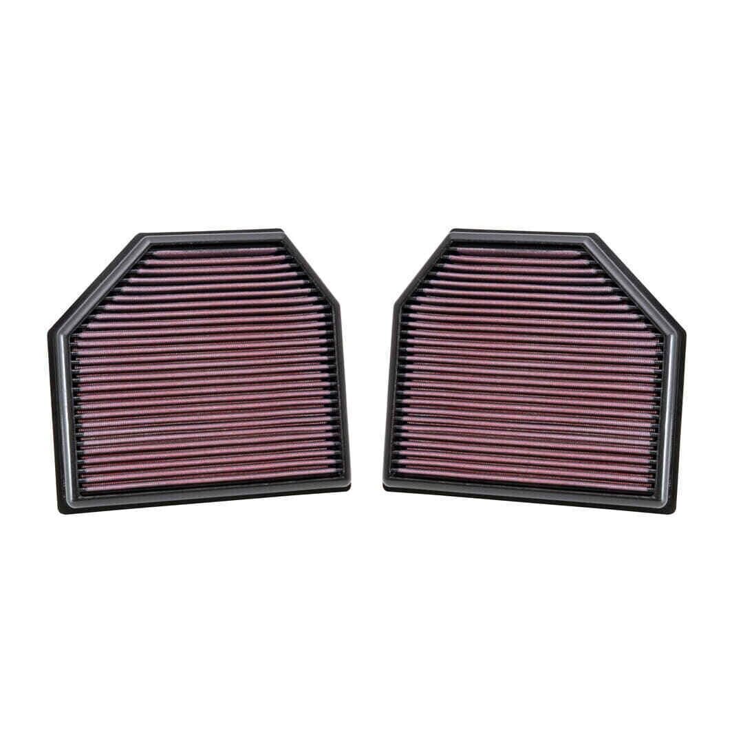 K&N 33-2488 Drop in Air Filters for Replacement for 11-14 BMW M5/M6 4.4L V8 / 20