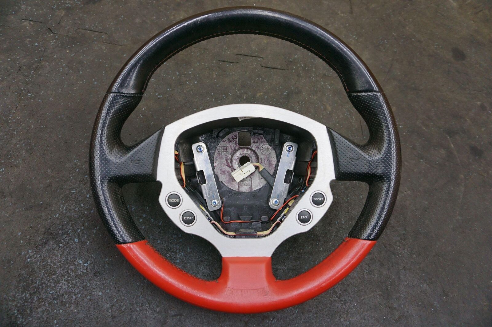Steering Wheel Assembly Black Red Rosso 68070930 Ferrari 612 Scaglietti Sessanta