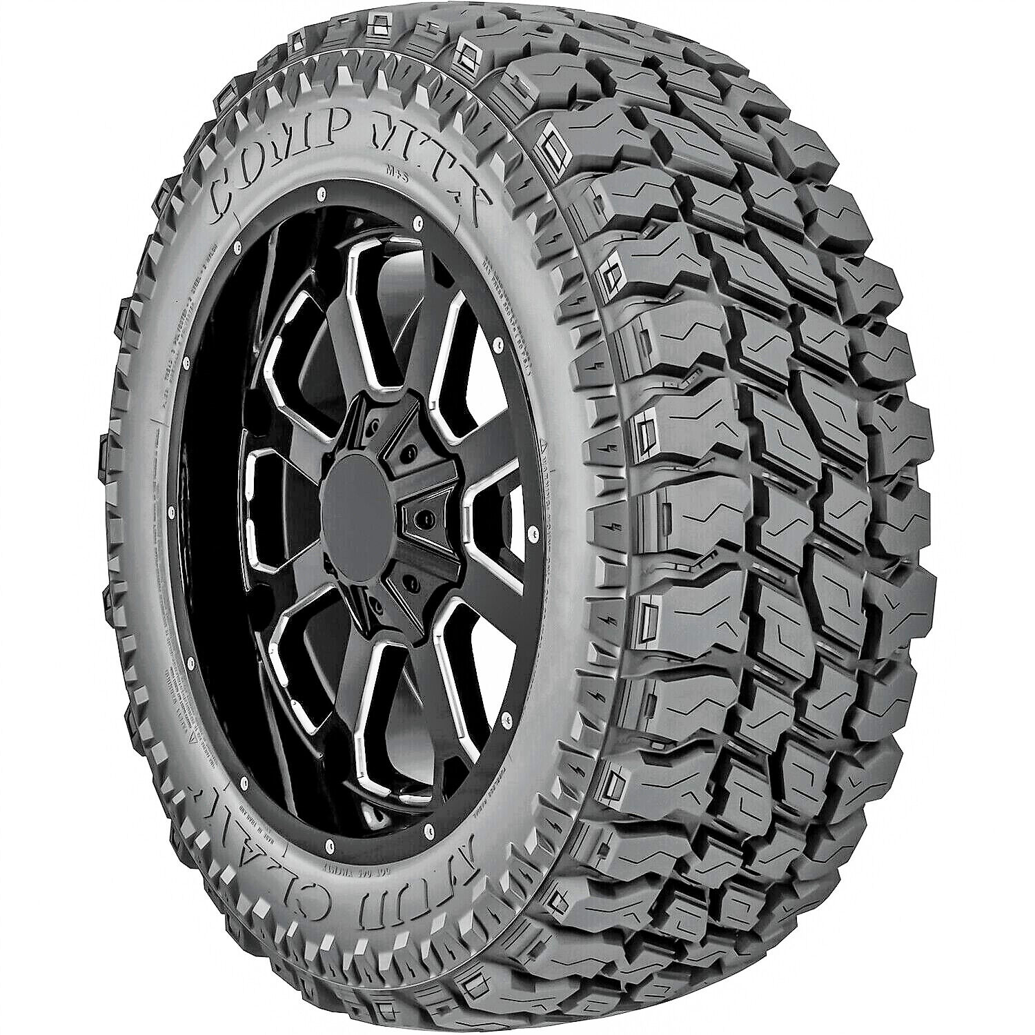 2 Tires Multi-Mile Mud Claw Comp MTX LT 35X12.50R22 Load F 12 Ply MT M/T