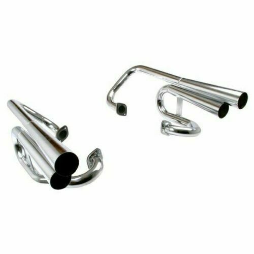 Empi 18-1047 Stainless Steel Mega Dual Exhaust Bugpack Vw Dune Buggy Rail Engine