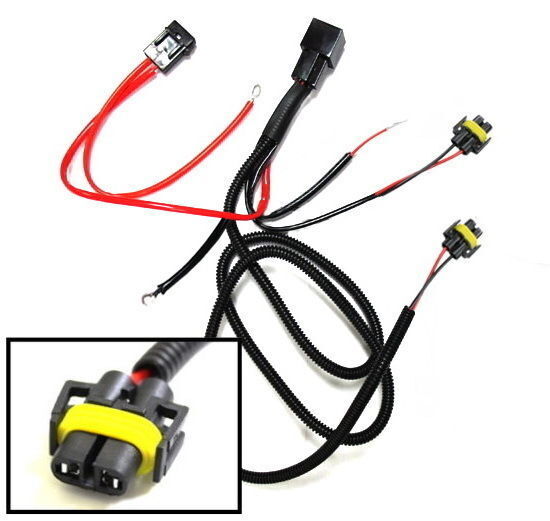 H11 880 Relay Wiring Harness For HID Conversion Kit, Add-On Fog Lights, LED DRL