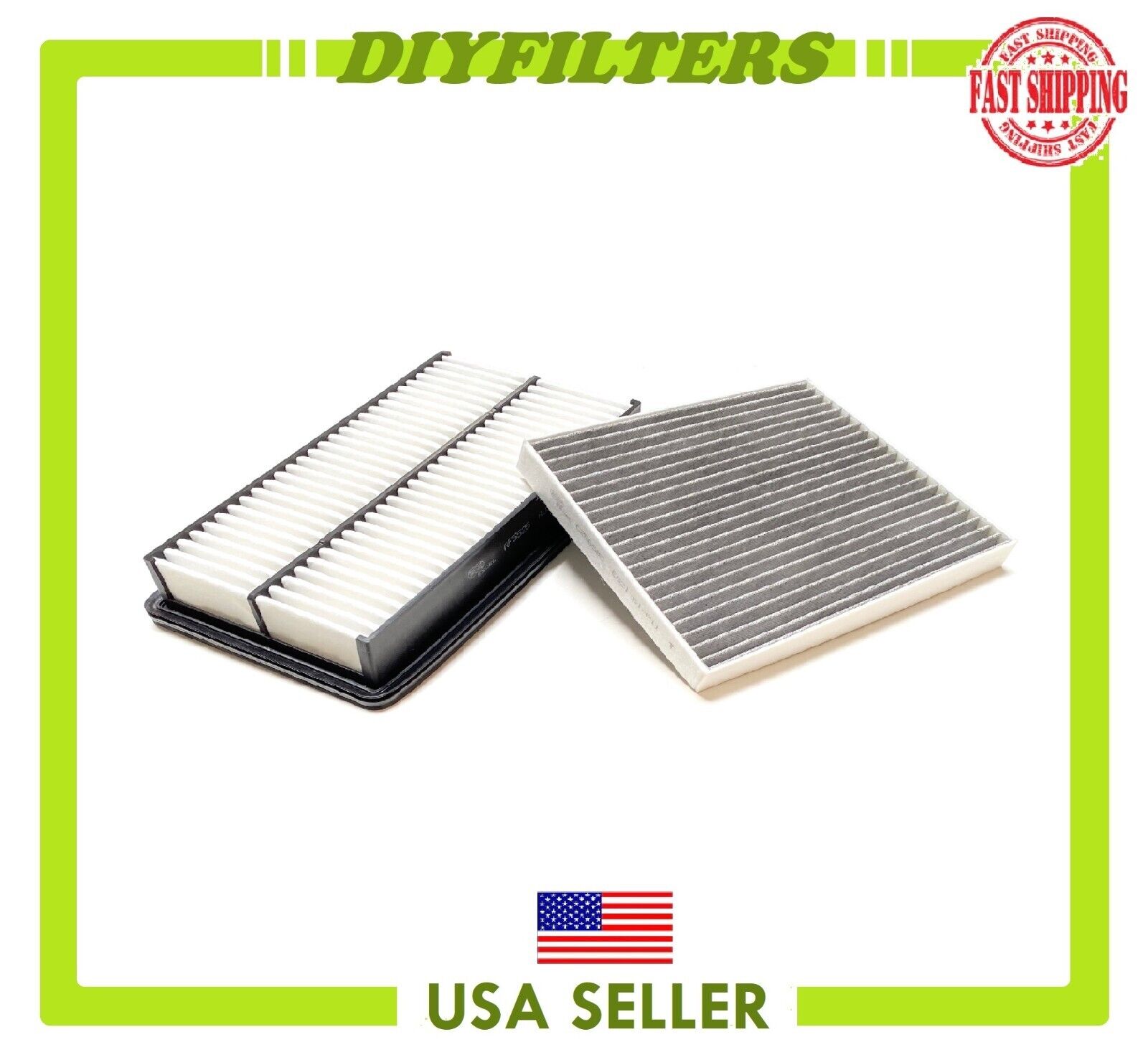 ENGINE & CARBON CABIN AIR FILTER FOR 07-12 CX-7 | 06-07 Mazda6 2.3L TURBO