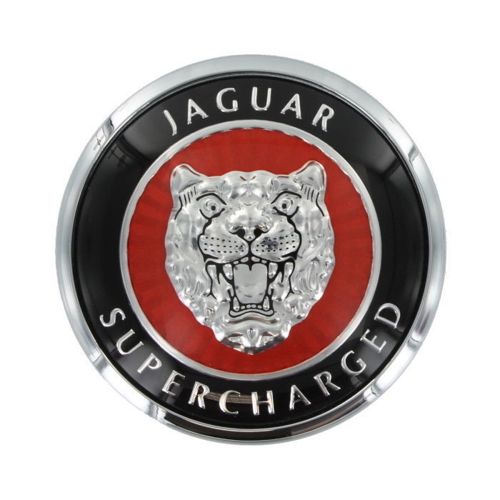 Jaguar Supercharged XKR Hood Bonnet Badge Emblem 1999-2002 HJB5900AA