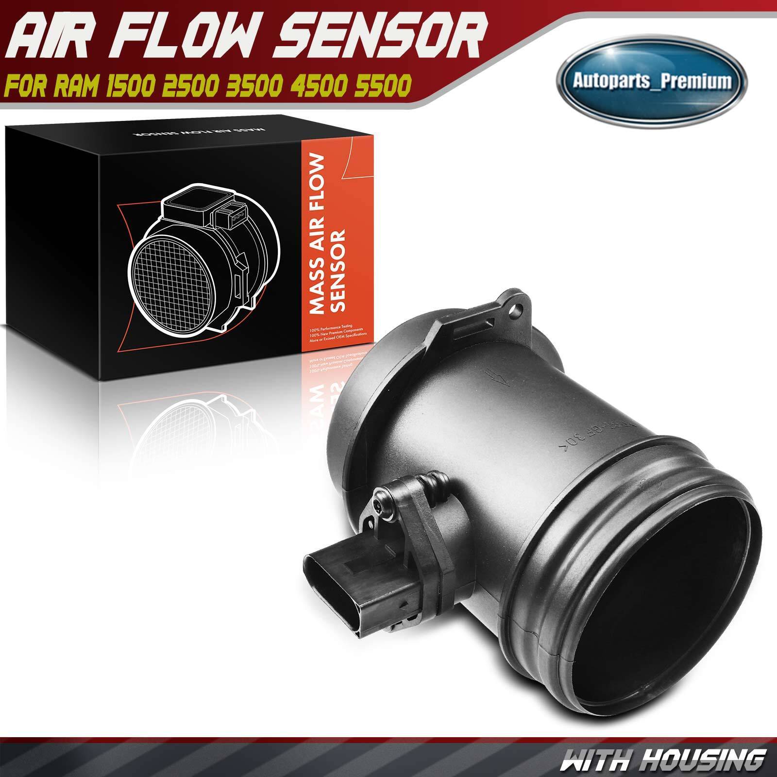 Mass Air Flow Sensor Assembly for BMW 545i 645Ci 745i 745L X5 E60 E63 E65 4.4L