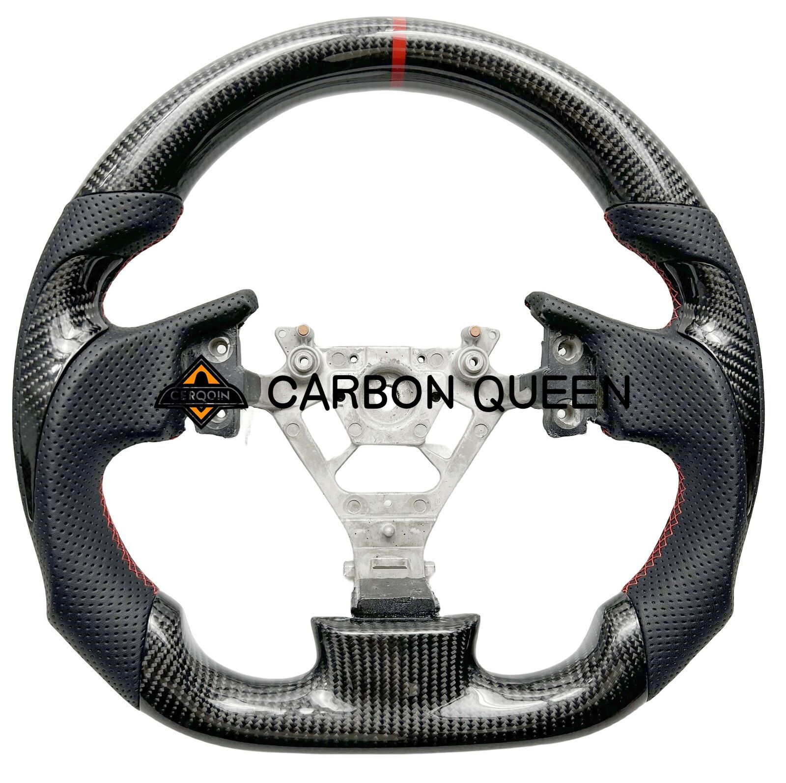 REAL CARBON FIBER Steering Wheel FOR INFINITI g35 W/CARBON THUMBGRIPS 03-08YEARS