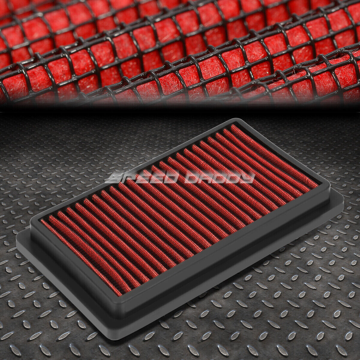 FOR 09-14 NISSAN VERSA/CUBE RED REUSABLE&WASHABLE HIGH FLOW DROP IN AIR FILTER