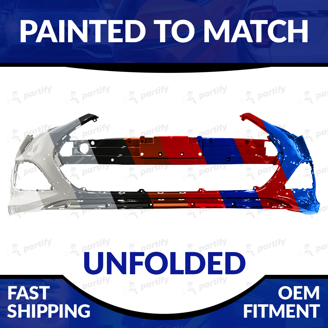 NEW Painted Unfolded Front Bumper For 2013-2017 Hyundai Veloster Turbo