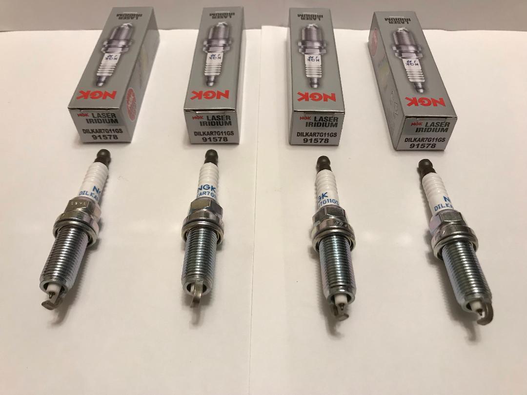 4pc NGK 91578 Laser Iridium Spark Plugs FOR HONDA ACCORD CRV CIVIC DILKAR7G11GS 